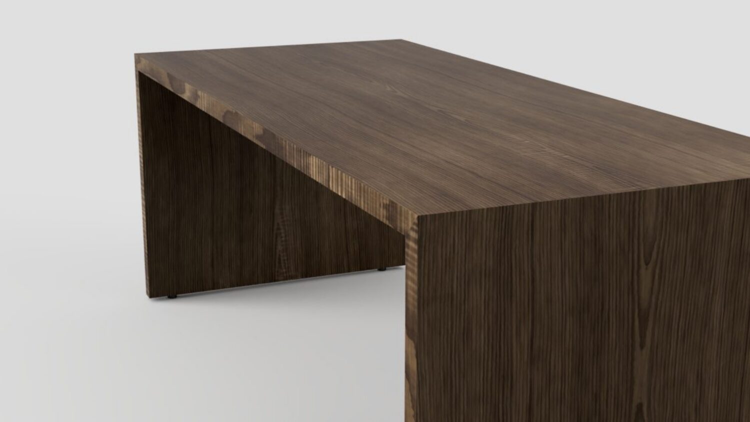 Closeup detail of a 130 Series waterfall table.